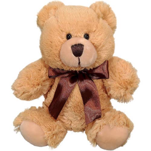 Anico 8" Colorful Cutie Bear, Honey Brown for wholesale by Anico