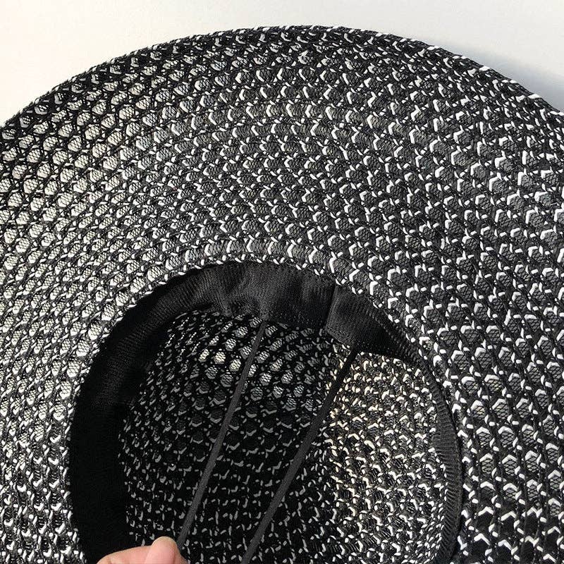 SALINA TRADING INC – wholesale Stråhatt – Dam – Vintage solhatt med stor brätte för strand och sommar5