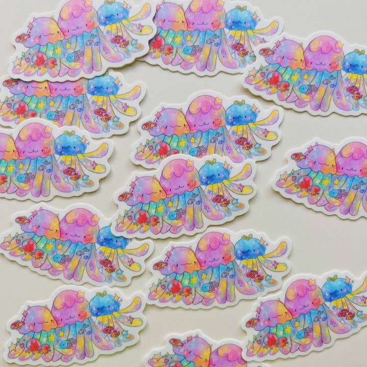 Jelly venner klistermærke for engroshandel hos tabetaaii