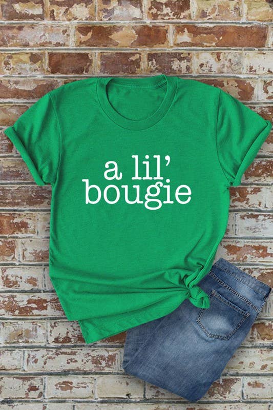 Top Avenue - Wholesale T-shirt met print - Dames - A Lil' Bougie, uniseks T-shirt met ronde hals4