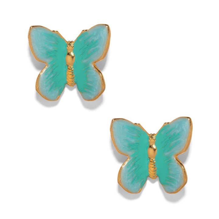 The Pink Reef Small Sea Blue Glassine Butterfly for wholesale by The Pink Reef