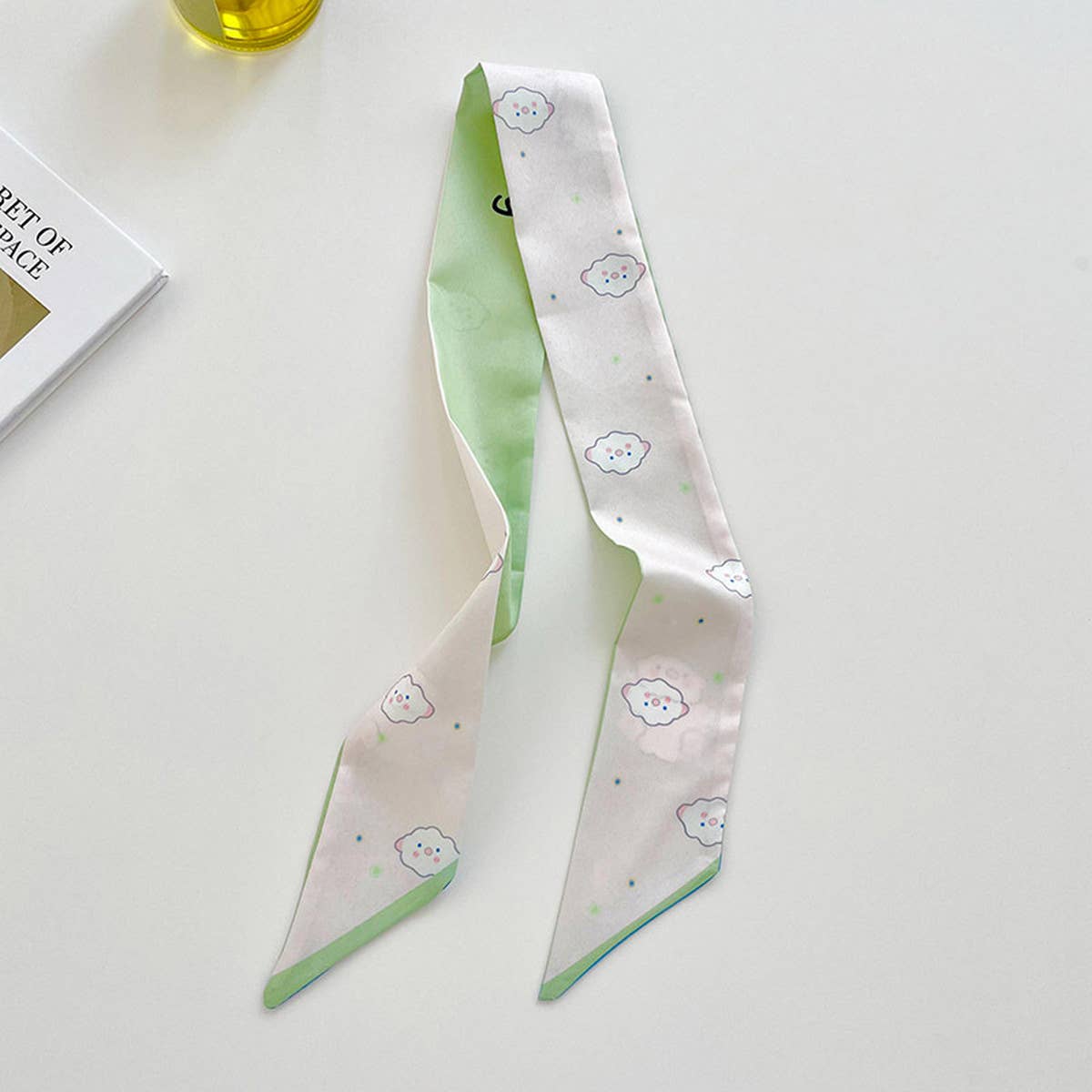 ACCITY - Wholesale Head Scarf - Women's - NARROW AND LONG BAG DECORATIVE RIBBONS_CWASC070417