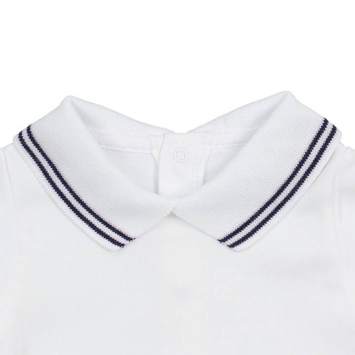 Bean Baby Clothes - Wholesale Bodysuit (Non-Footed) - Baby - Cotton Baby Bodysuit Onesie with Polo-Style Collar4