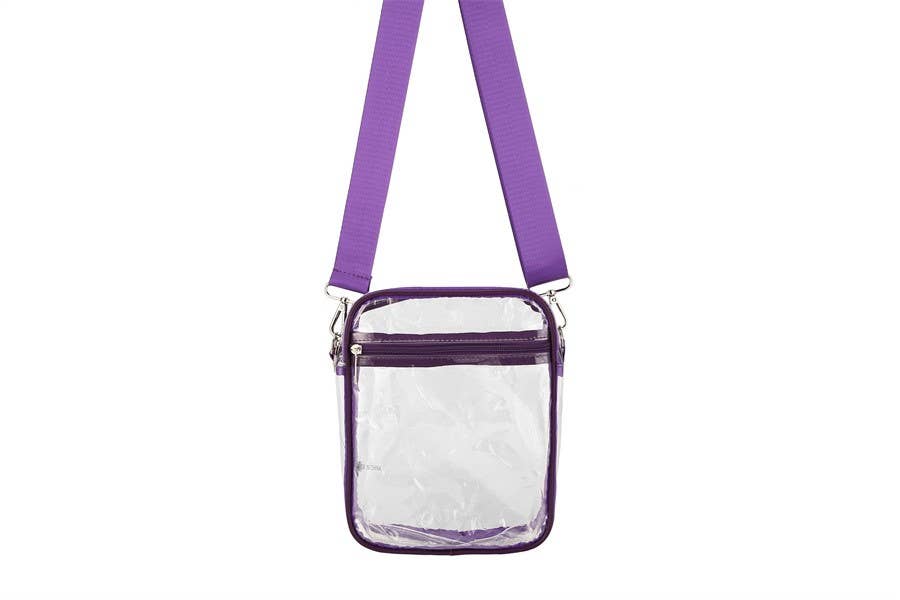 Nima Accessories Inc - Wholesale Crossbody Bag - Women's - Ladies Clear See Thru Fashion Cross Body Handbags4