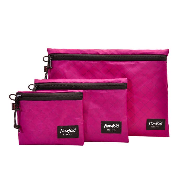 Flowfold - Vente Pochette – unisexe - Voyager Lot de 3 pochettes imperméables à fermeture éclair8
