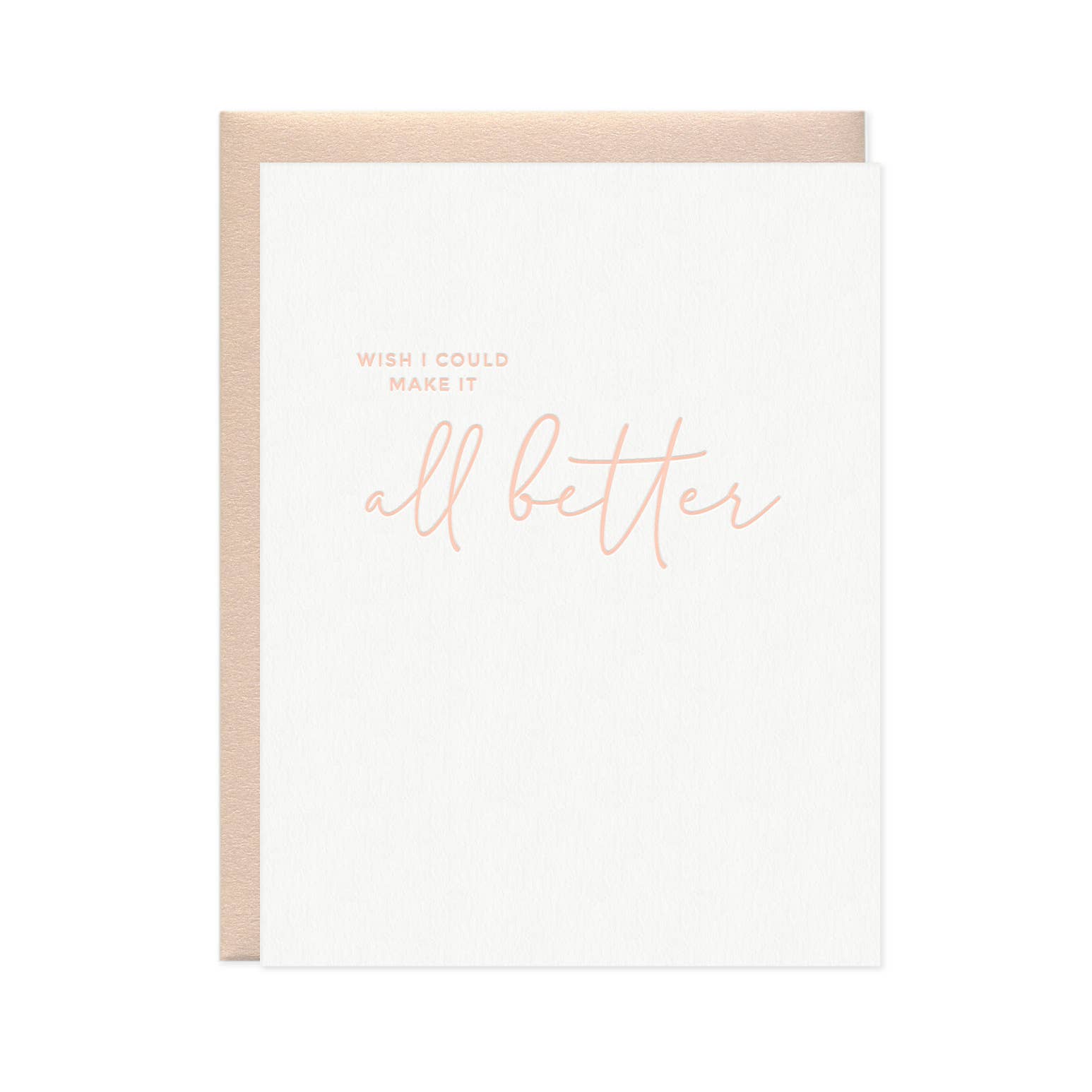 Missive - Wholesale Get Well Card - Make It All Better Letterpress Greeting Card1