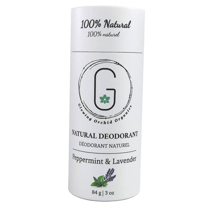 Desodorante - Hortelã-pimenta e lavanda por atacado de Glowing Orchid Organics