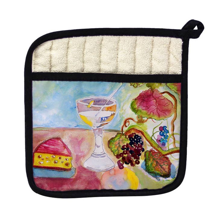 Support pour casserole à vin et fromage pour la vente par Betsy Drake Interiors