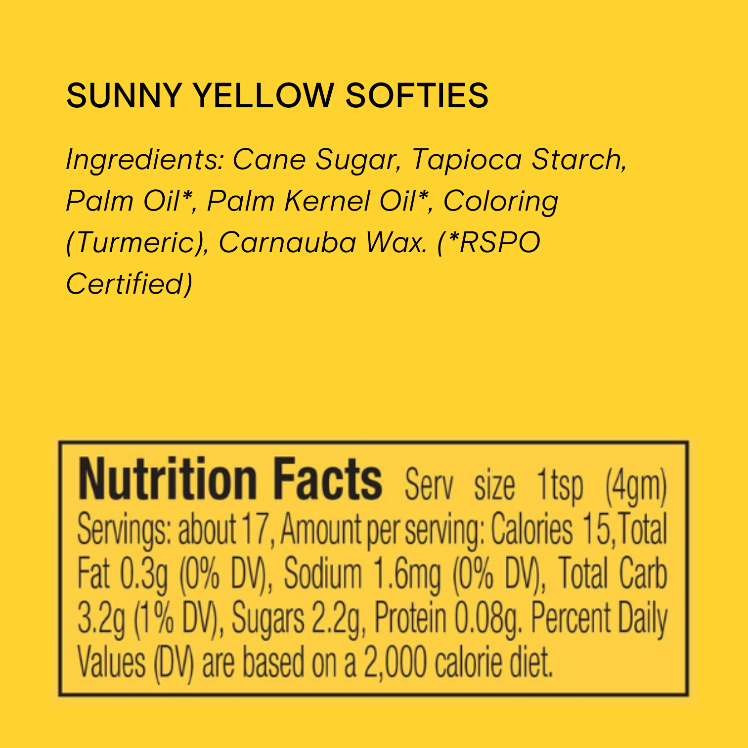Supernatural - Vente Confettis pour gâteau - Pépites Douces Sans Colorant : Jaune Ensoleillé4