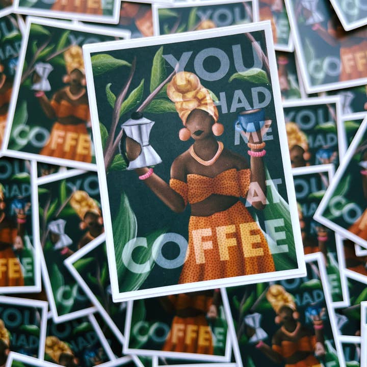 Monellisa - Wholesale Sticker - Coffee - vinyl sticker1