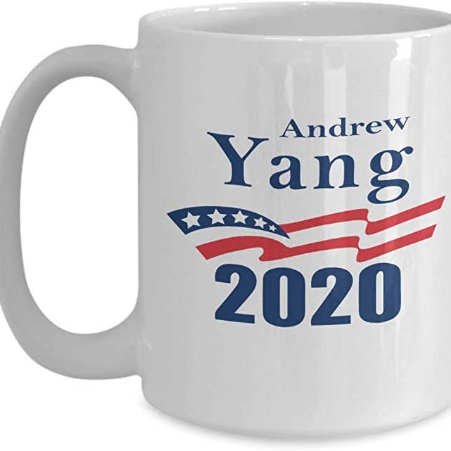 CustomHappy - Wholesale Coffee Mug - Andrew Yang 2020 Mug, Andrew Yang Coffee Cup1