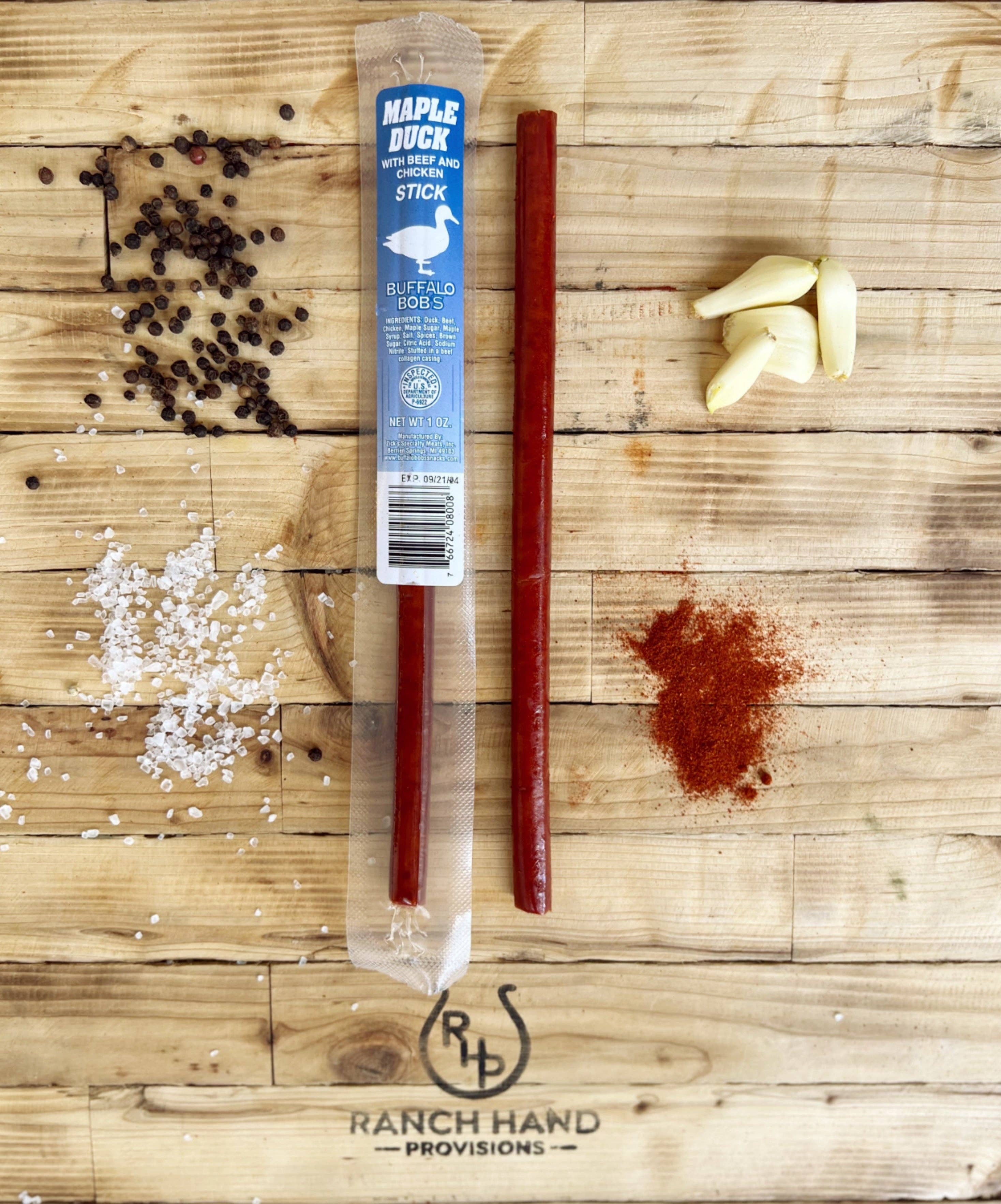 Ranch Hand Provisions - Wholesale Jerky - Maple Duck Stick2