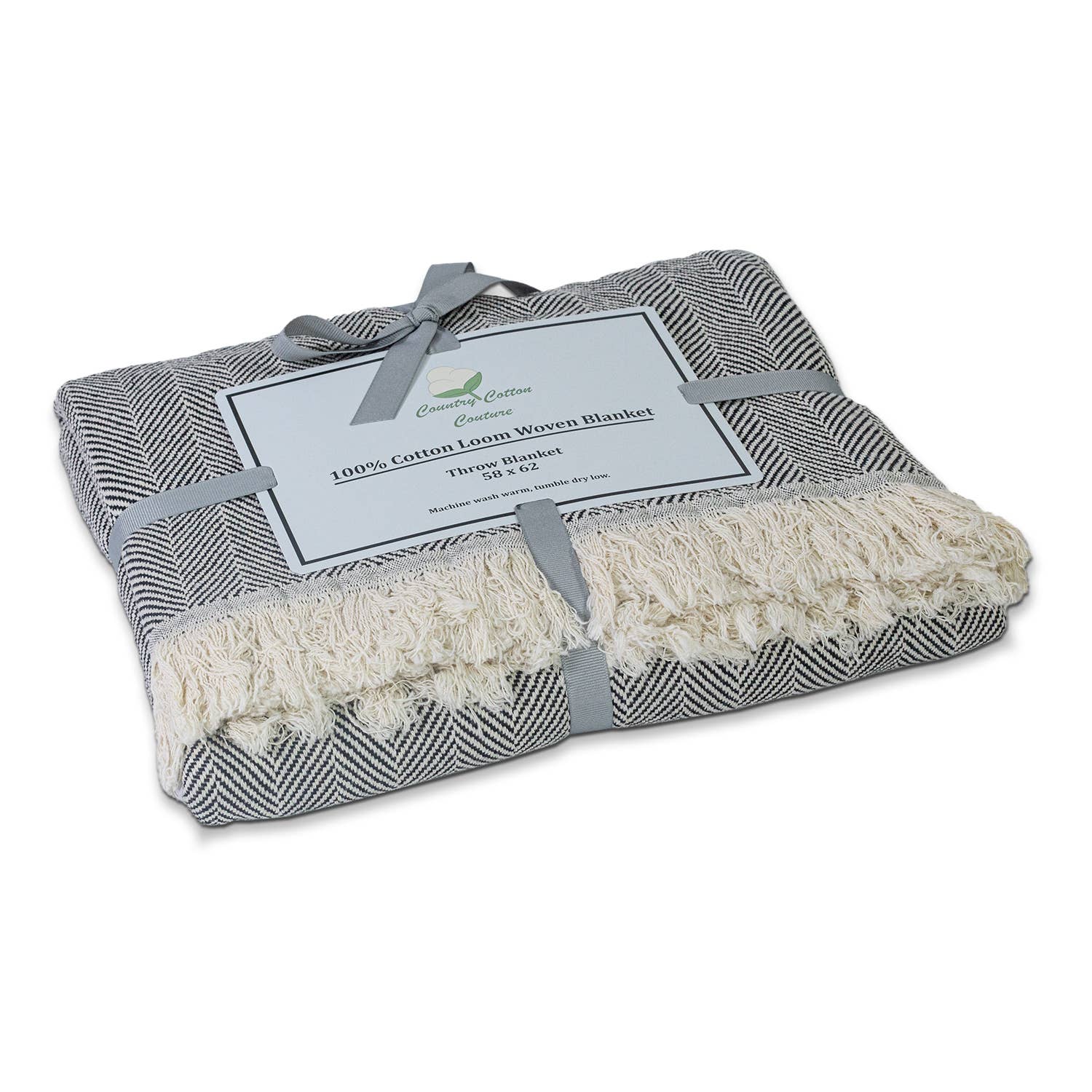 Country Cottons - Wholesale Throw Blanket - 100% Cotton Patterned Throw Blankets – 58″ x 62″9