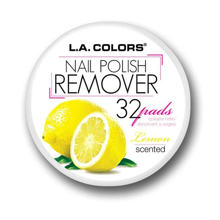 PINEAPPLE Beauty - Wholesale Nail Polish Remover - LA Colors CAD15.1 Nail Polish Remover Pads Display - 144pc