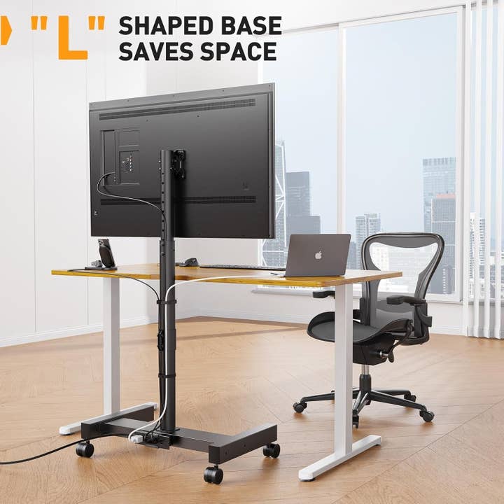 ShipItFurniture - Wholesale Console Table - Rolling TV Stand With Power Outlet For 26 To 50 Inch TVs Tilting Wheels6