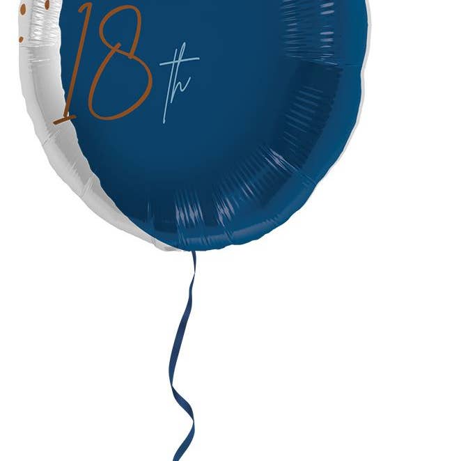 18. Geburtstag Folienballon „True Blue“ – 45 cm für den Großhandel von Folat