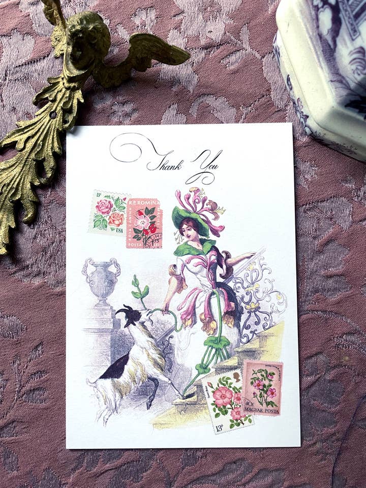 Danke! Einteilige Karte mit 5 x 7 Erinnerungsstücken für den Großhandel von Ivory Tower Studios