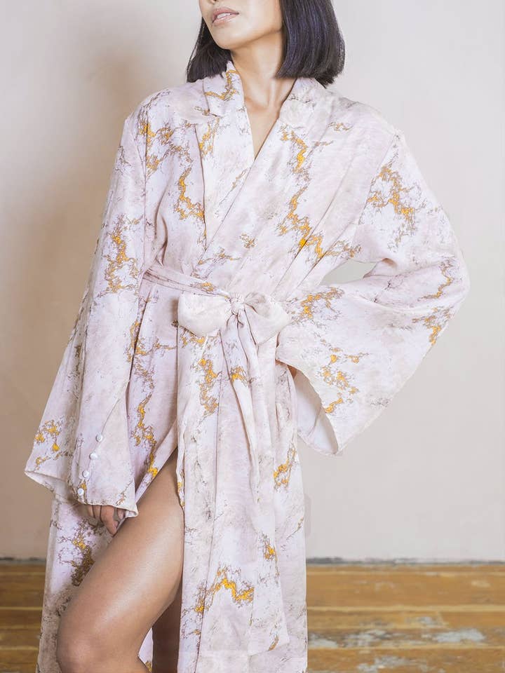 The "Valentina" Robe for wholesale by Omáge