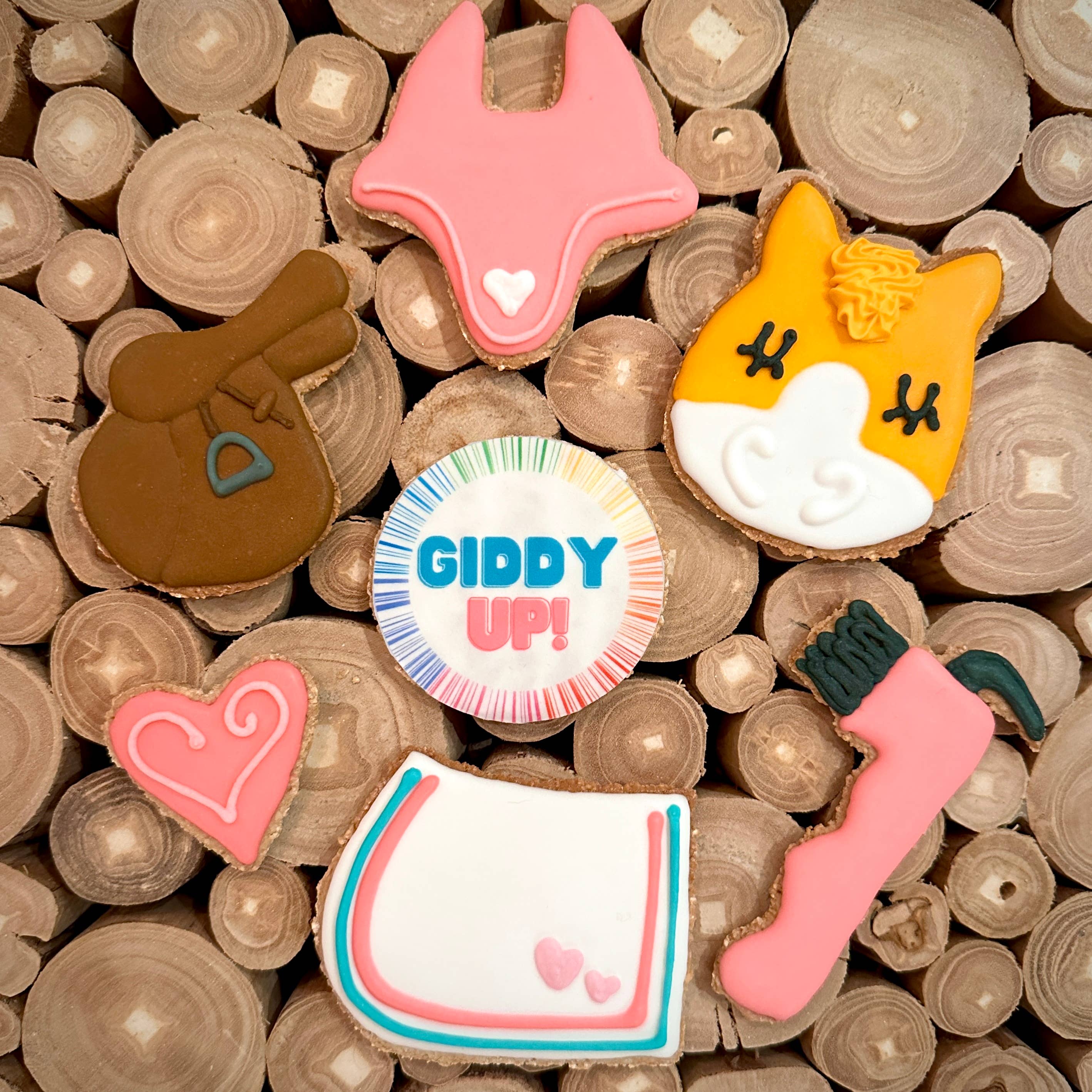 The Blissful Equestrian - Wholesale Horseback Riding Gear - Pony Pals Set Horse Cookie 6 pack4