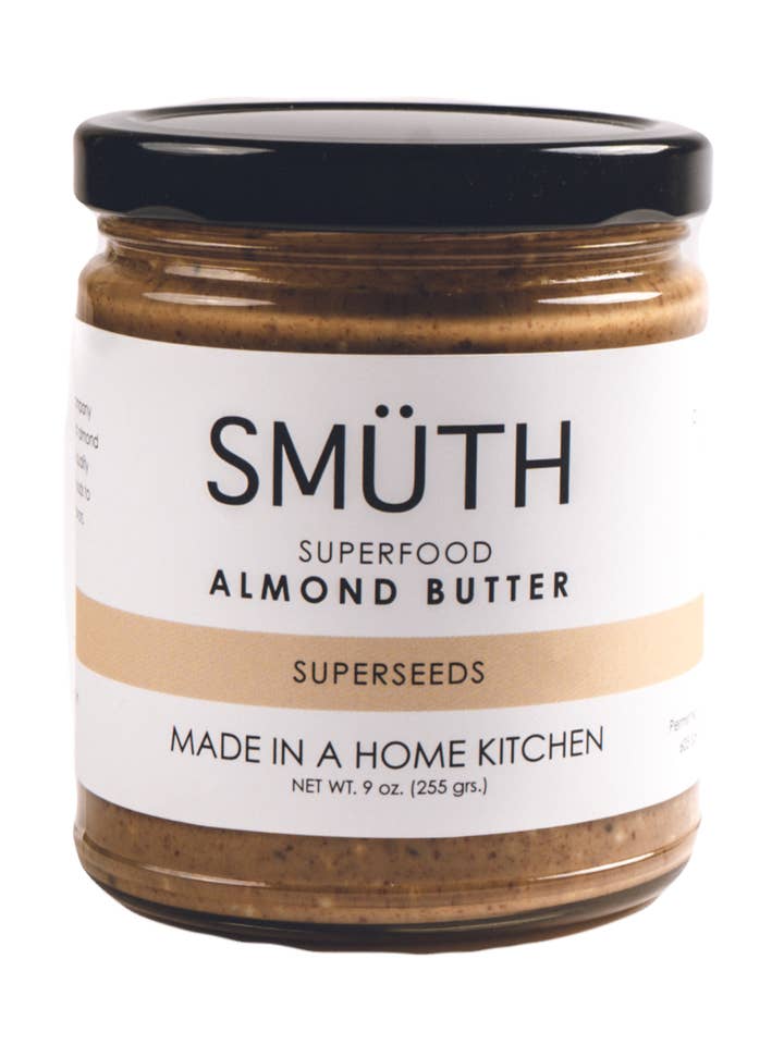 SMÜTH Superfood Beurre d'amande - Supergraines pour la vente par Smüth Butters