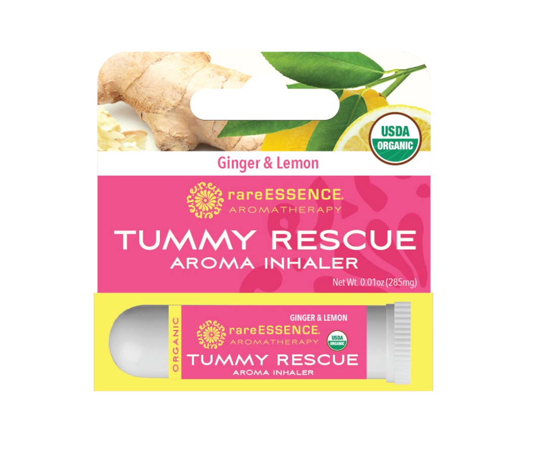 rareESSENCE - Wholesale Aromatherapy Inhaler - Tummy Rescue Inhaler - 285 mg/.01 oz - Organic