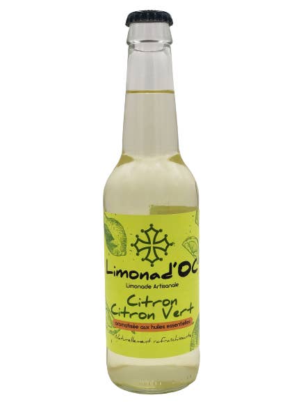 Limonad'oc lemon/lime for wholesale by Brasserie des Aucels