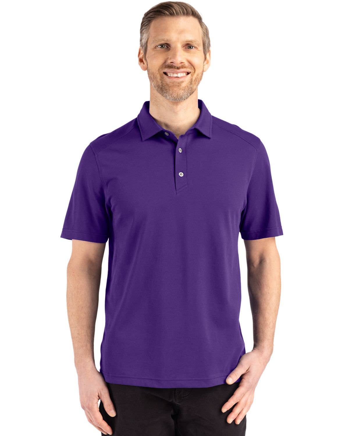 Cutter & Buck - Wholesale Polo - Men's - Cutter & Buck Advantage Refresh Mens Tri-Blend Pique Polo13