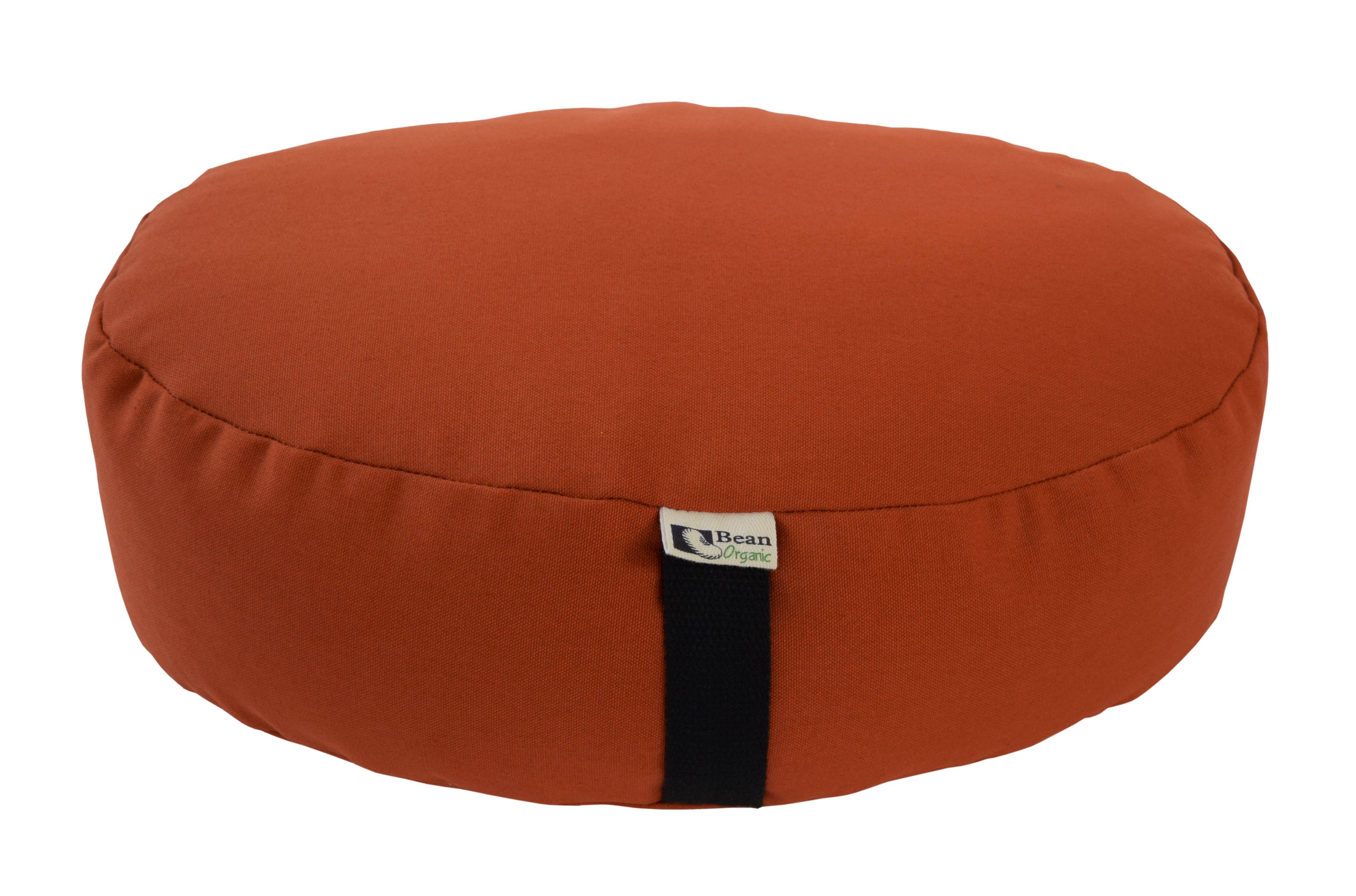 Bean Products - Wholesale Meditation Supplies - Zafu Organic Cotton Meditation Cushion Round or Oval Organic Buckwheat Hull Fill6