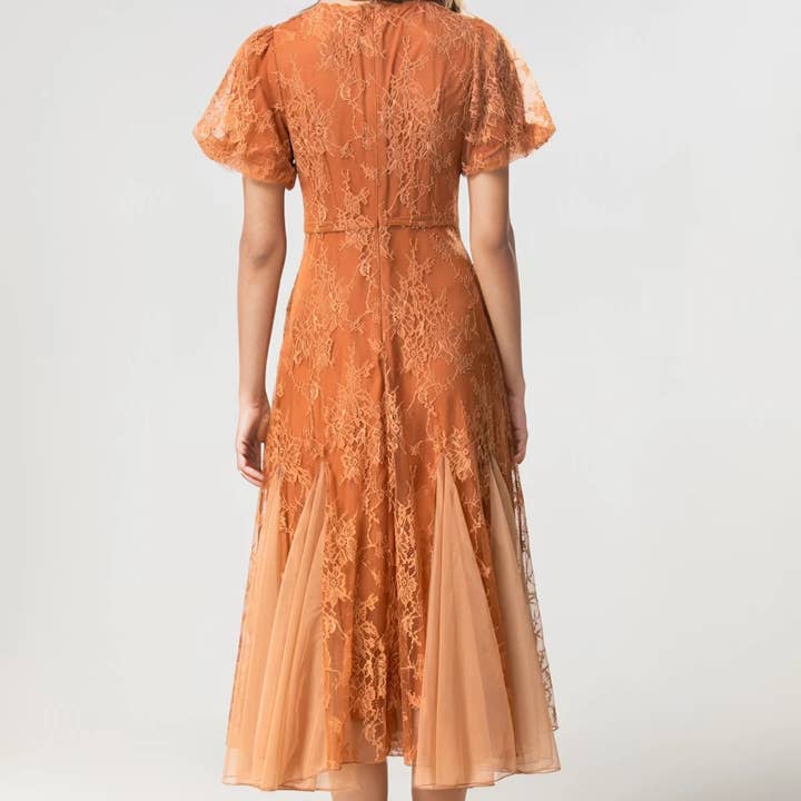 Productseeker - Wholesale Dress – Women's - DR585Y Summer Women's Retro Embroidery Beaded Lace Dress29