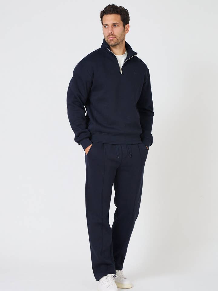 TOP MONDAY - Wholesale Tracksuit – Men′s - Oversized Half-Zip Sweatshirt10