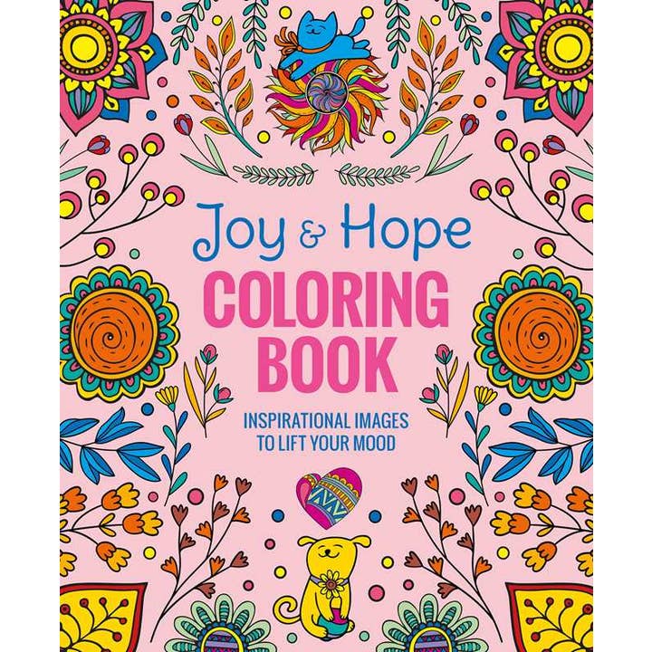 Joy & Hope Coloring Book by Editors of Thunder Bay Press for wholesale by Simon & Schuster