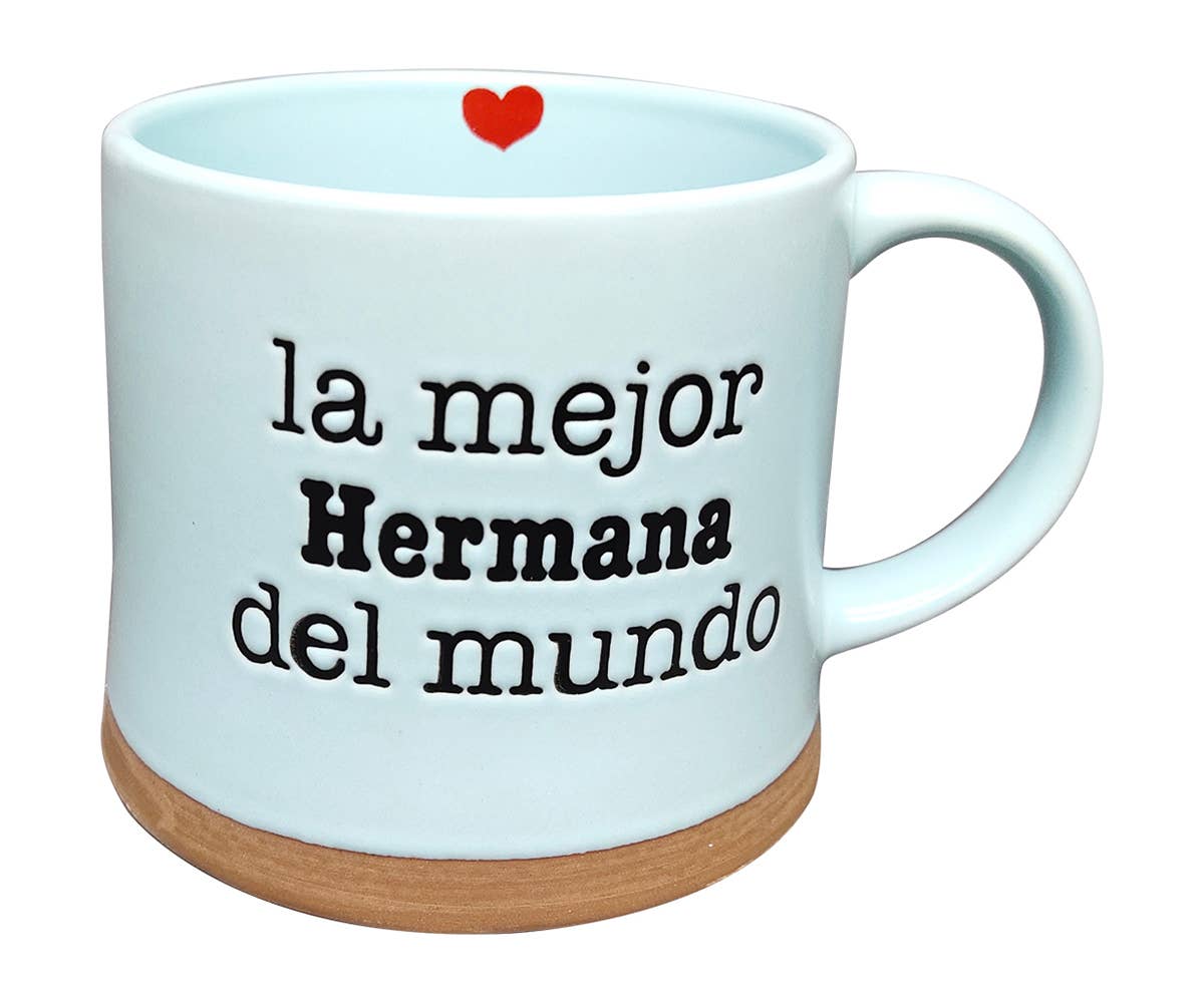 Blue Sky Clayworks - Wholesale Coffee Mug - La Mejor Hermana Siempre 17Oz Mug0