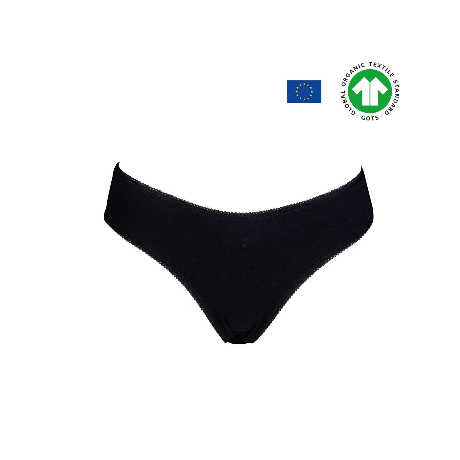 Ecodis - Grand Beau - Wholesale Underwear - Women's - Pack of 2 organic cotton panties2