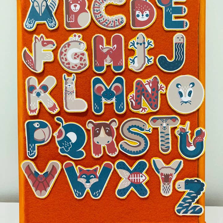 Safari Animal Felt Play Set, Felt Play Set, Sensory Play Set for wholesale by Curious Learning and Sensory