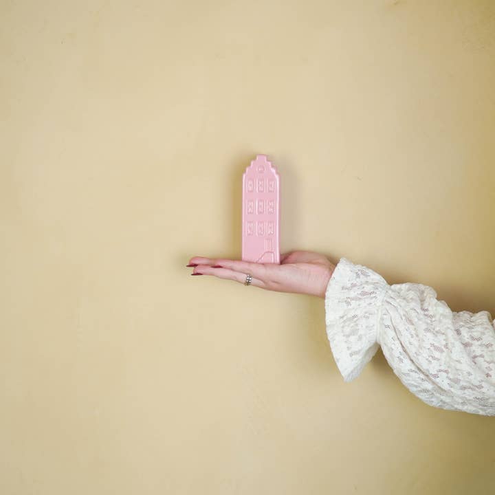 Housevitamin bv - Wholesale Vase - Flower Vase - House Vase - Ceramic - Light Pink -5x4,5x14,5 cm5