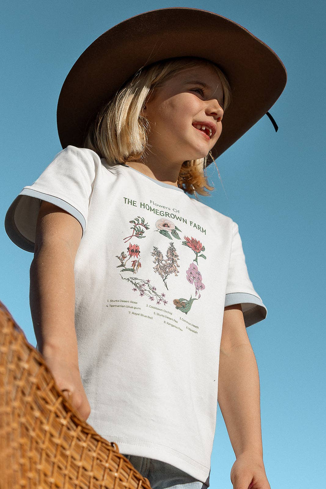 Homegrown Kids – wholesale Screen-printed t-shirt – Kids – Flowers Jersey Tee2
