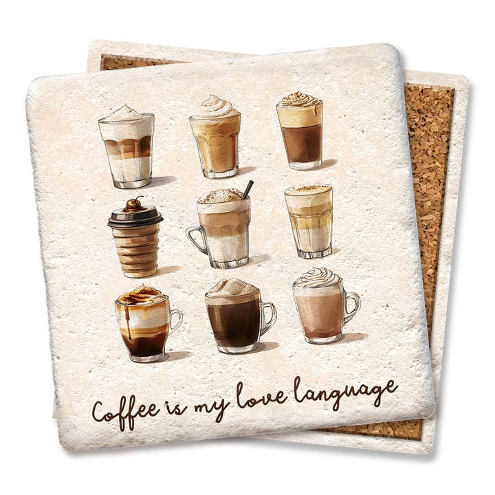 Tipsy Coasters & Gifts - Wholesale Coasters - Coaster Coffee Nine Ways2