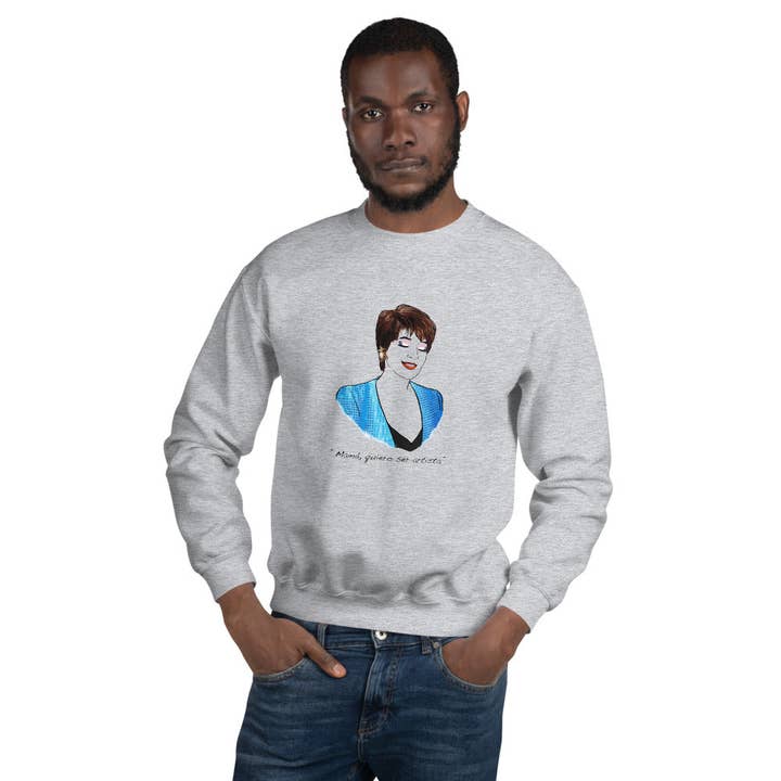 El loco del Pelo Rizo - Wholesale Graphic Sweatshirt - Unisex - Concha Velasco sweatshirt3