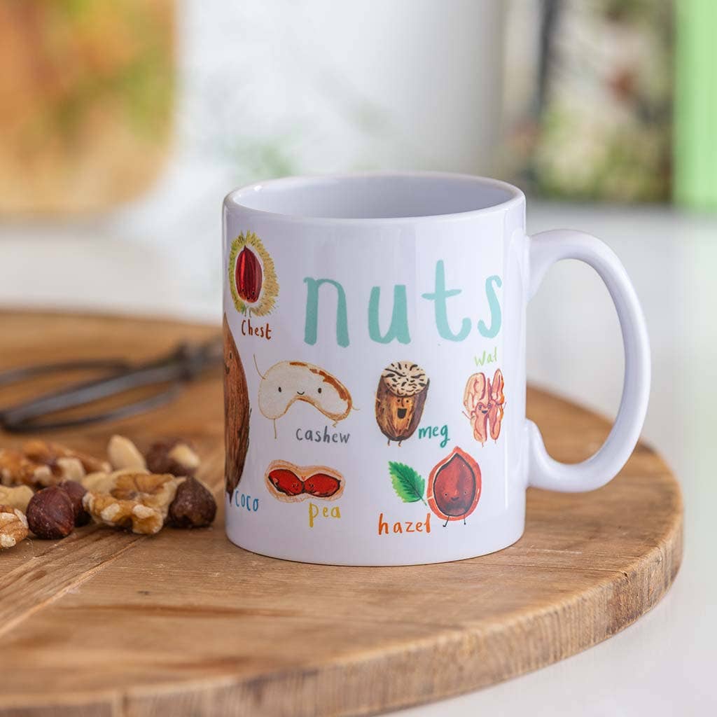 Sarah Edmonds Illustration – wholesale Coffee mug – Nuts Ceramic Mug