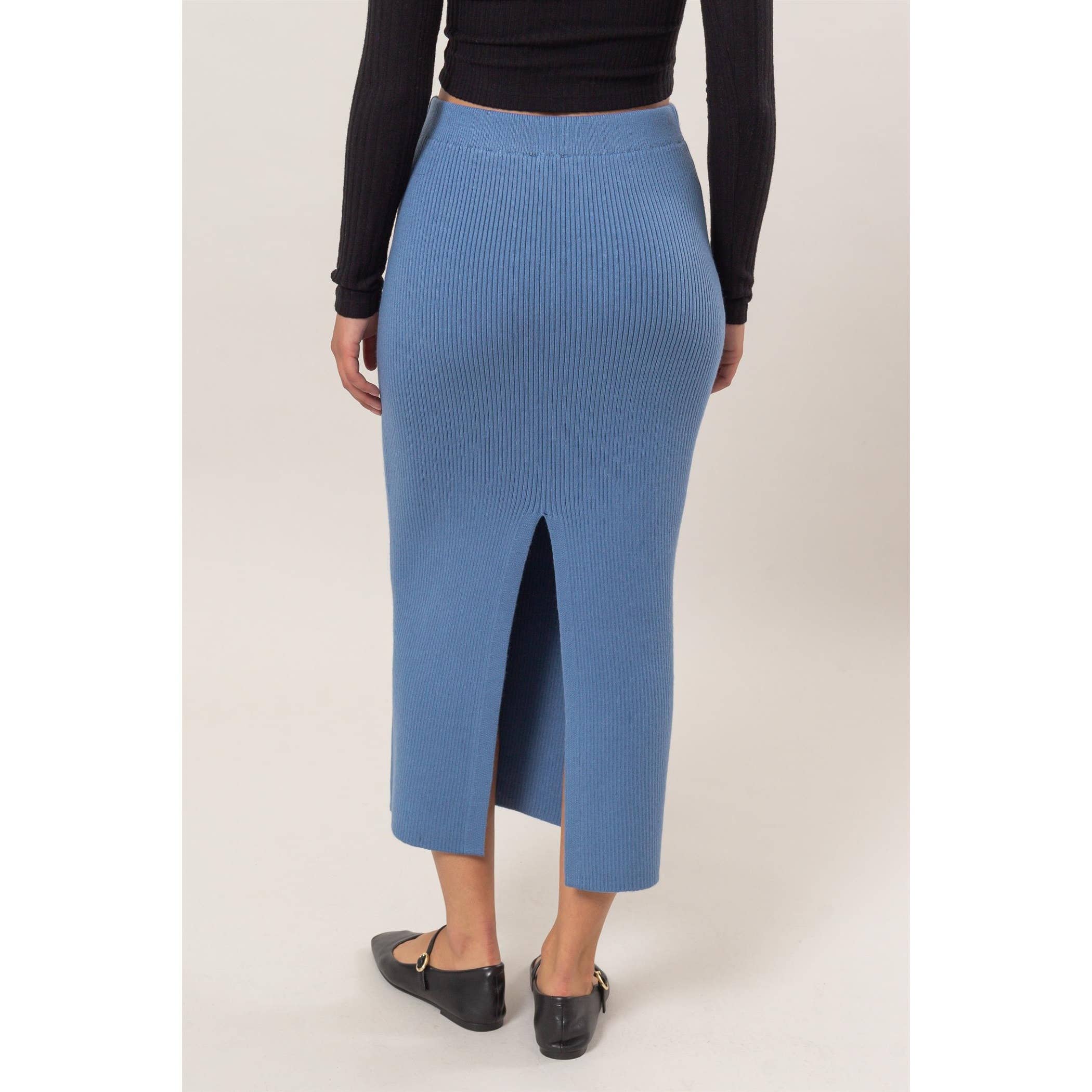 HYFVE – wholesale Skirt – Women’s – Ribbed Knit Midi Skirt8