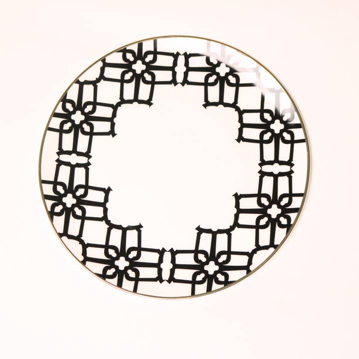 Geometric Accent Plate - Set of 4 for wholesale by Little White Dish