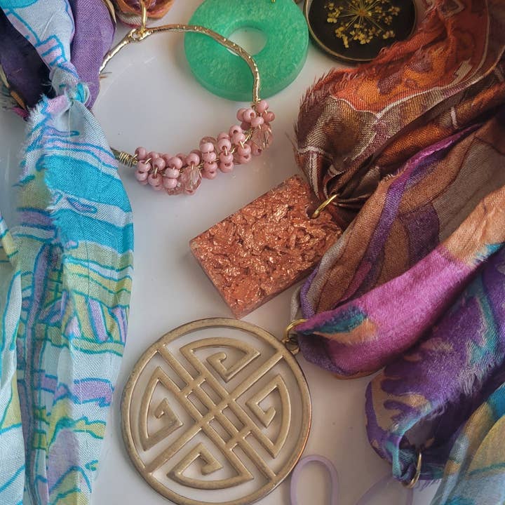 JEMdesigns - Wholesale Scarf - Women's - Scarf Necklace2