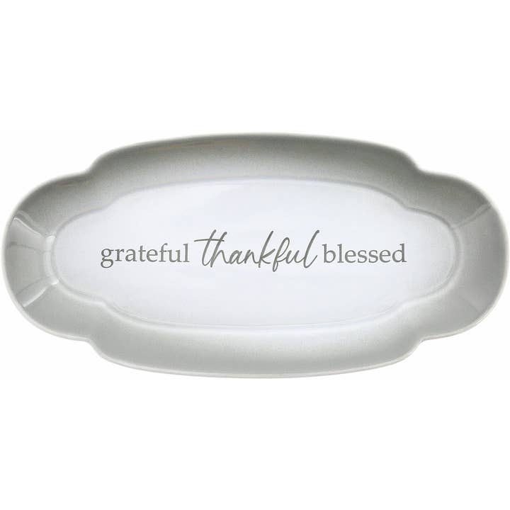 Pavilion – wholesale Serveringsfat – Thankful - 12" brickor