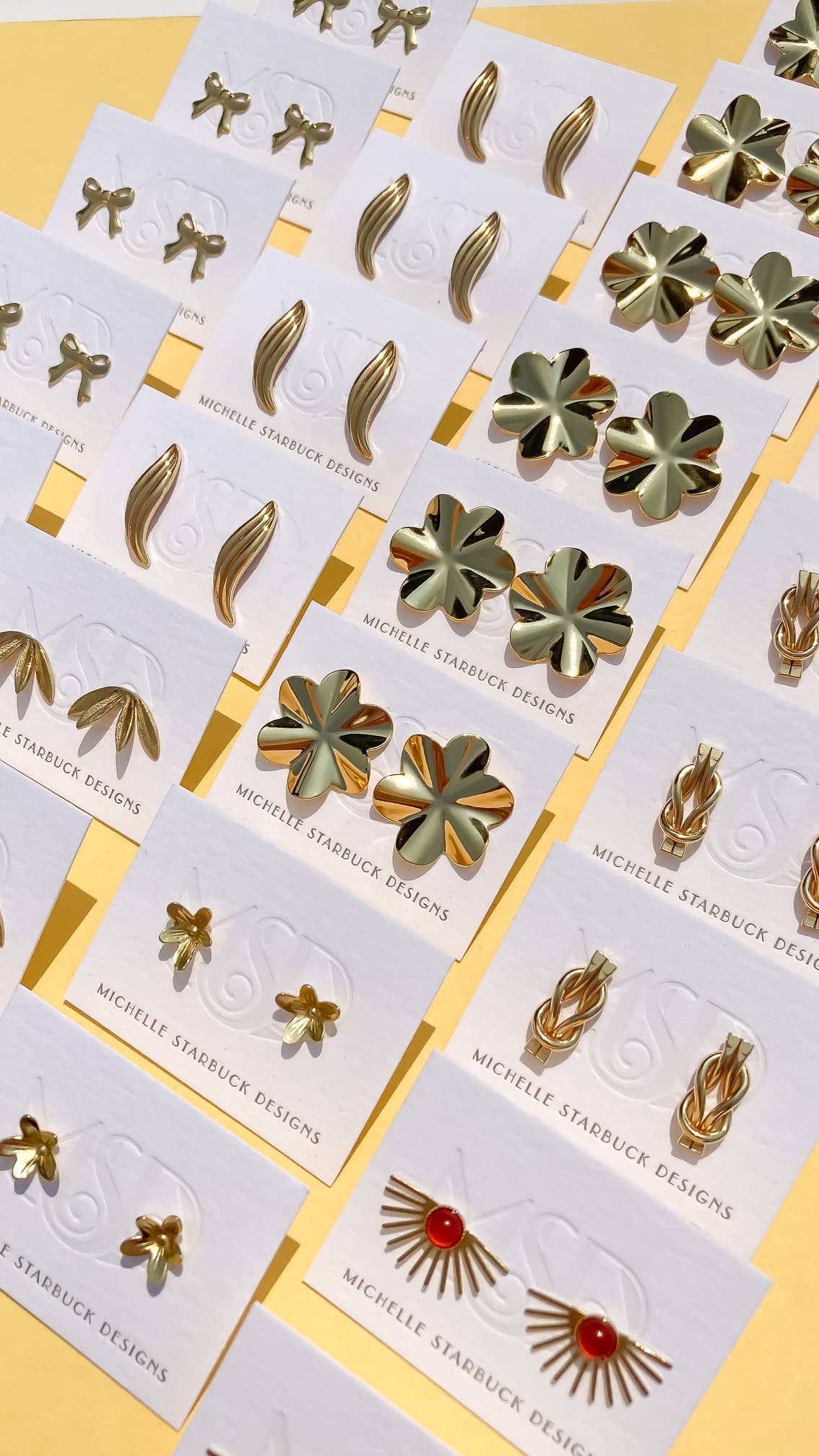 Michelle Starbuck Designs - Wholesale Stud/Post Earrings - Mini Sailor Knot Studs2