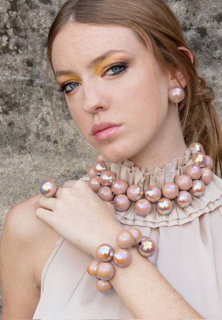 Mirta Accessori Moda - Wholesale Beaded/Pearl Necklace - Superstar Italian Creativity and Craftsmanship Necklace7