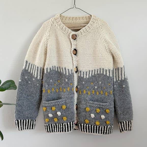 Hand-knitted Saturna Island Sweater for wholesale by Saturna Outdoor Research