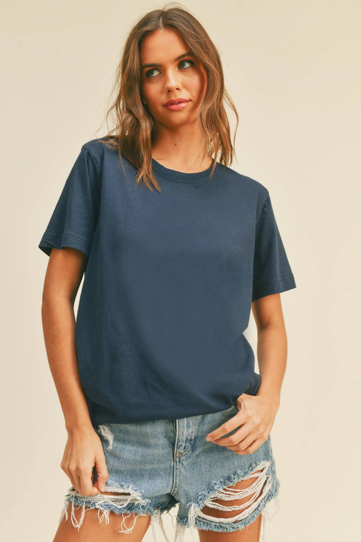 Honestee - Wholesale T-Shirt (Graphic) - Women's - Blank Classic Short Sleeve T-Shirt49