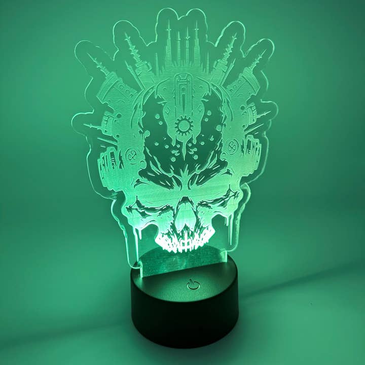 The 308 Collective - Wholesale Accent/desk lamp - Mechanical Skull LED Light | Mech Skull Lamp | Skull Gifts1