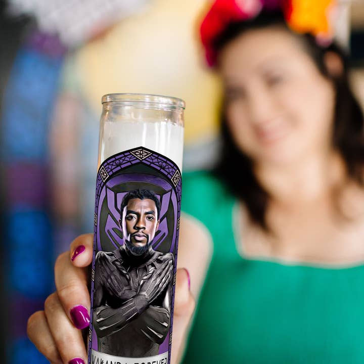 The Eternal Flame - Wholesale Votive Candle - Patron Saint of Wakanda - Black Panther Chadwick Boseman