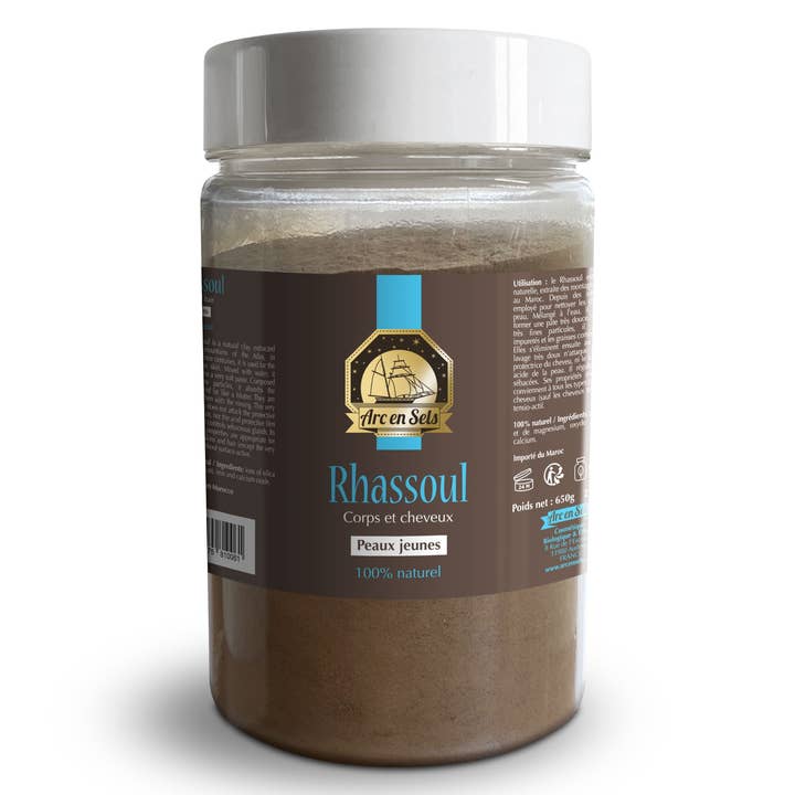 Rhassoul ler 650 g for engroshandel hos Arc en Sels